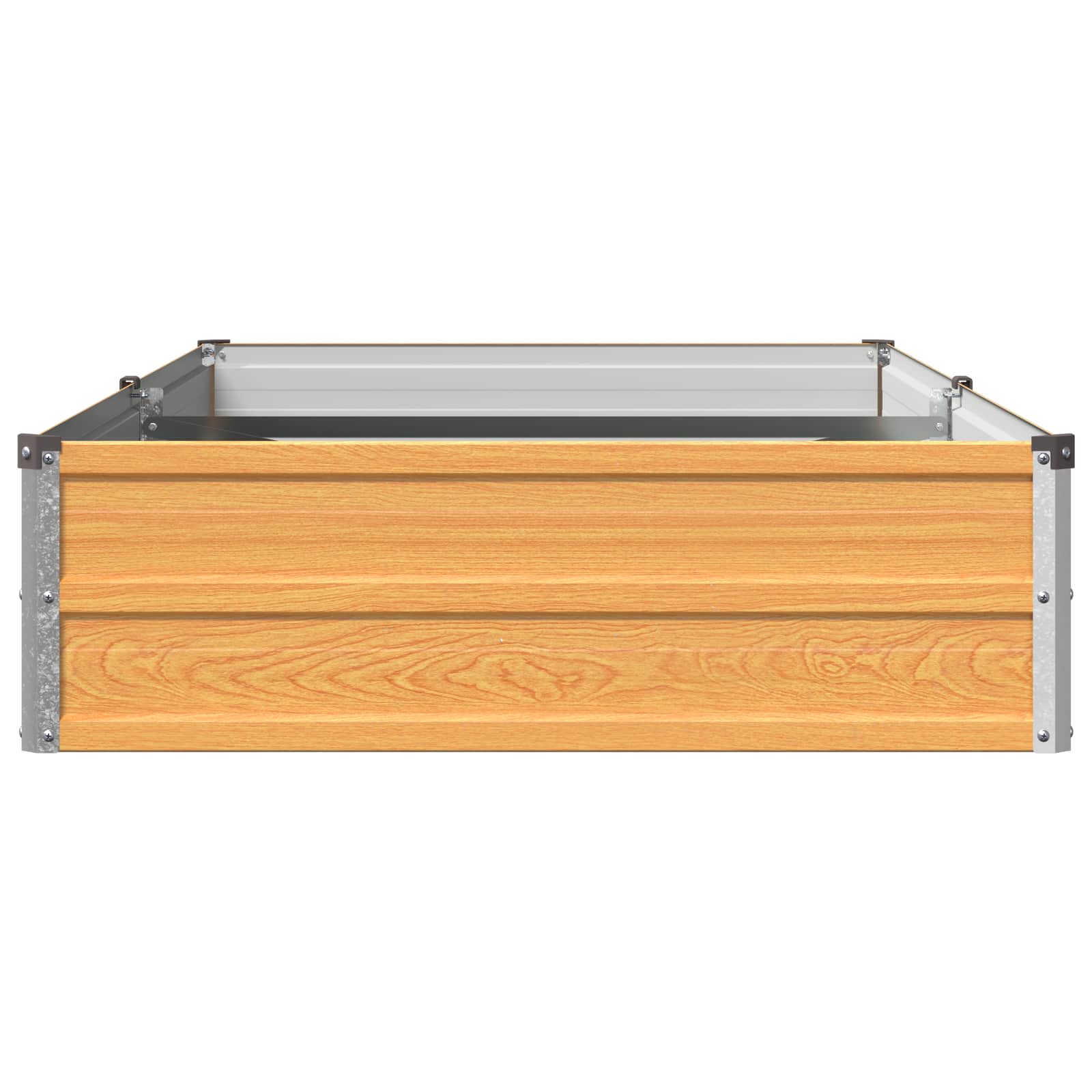 Verhoogd Tuinbed Naturel 160 x 80 x 24 cm koudgewalst staal image 4