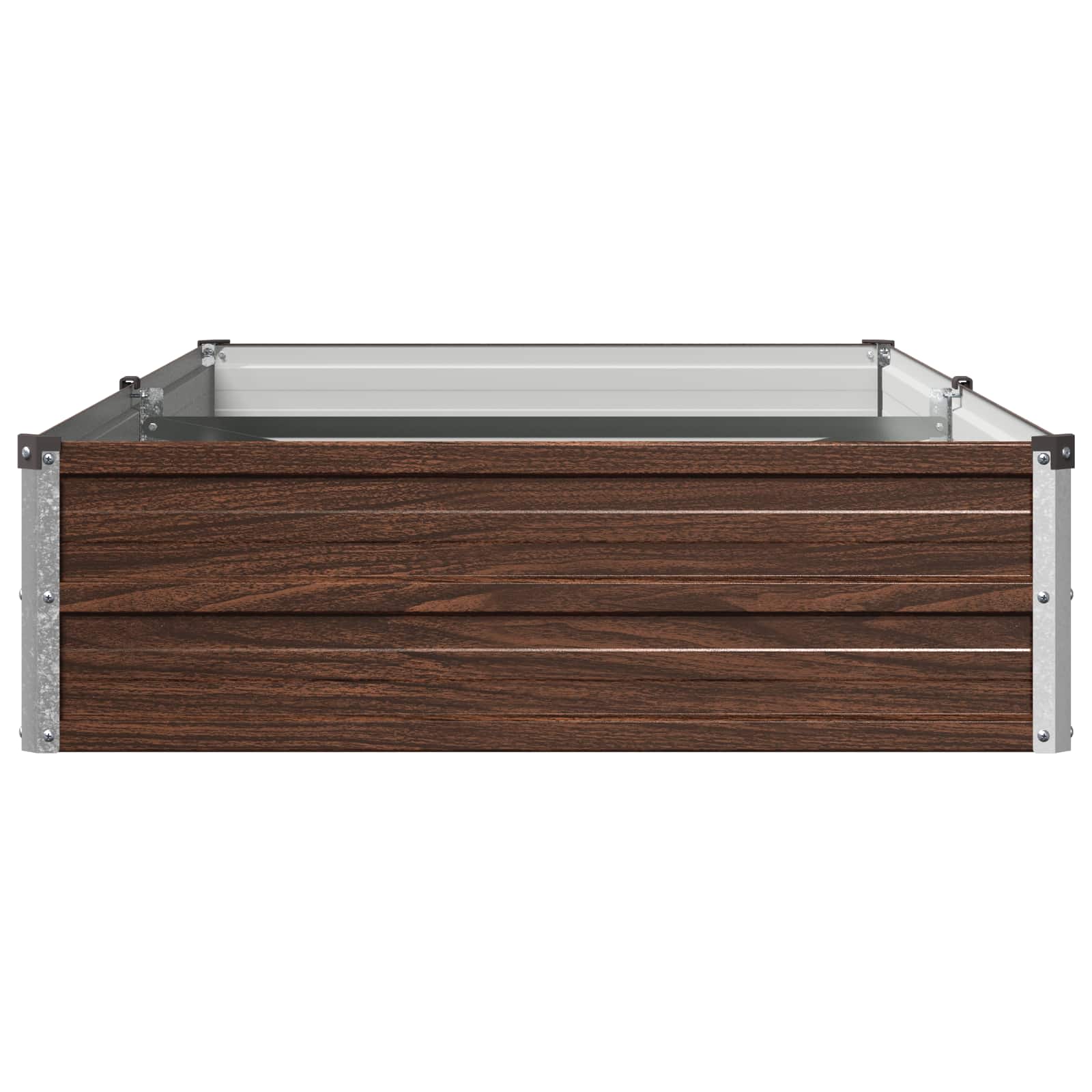 Verhoogd Tuinbed Zwart 160 x 80 x 24 cm koudgewalst staal image 4
