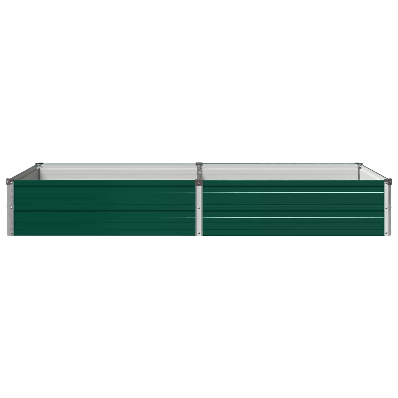 Verhoogd Tuinbed Groen 160 x 80 x 24 cm koudgewalst stalen image 3