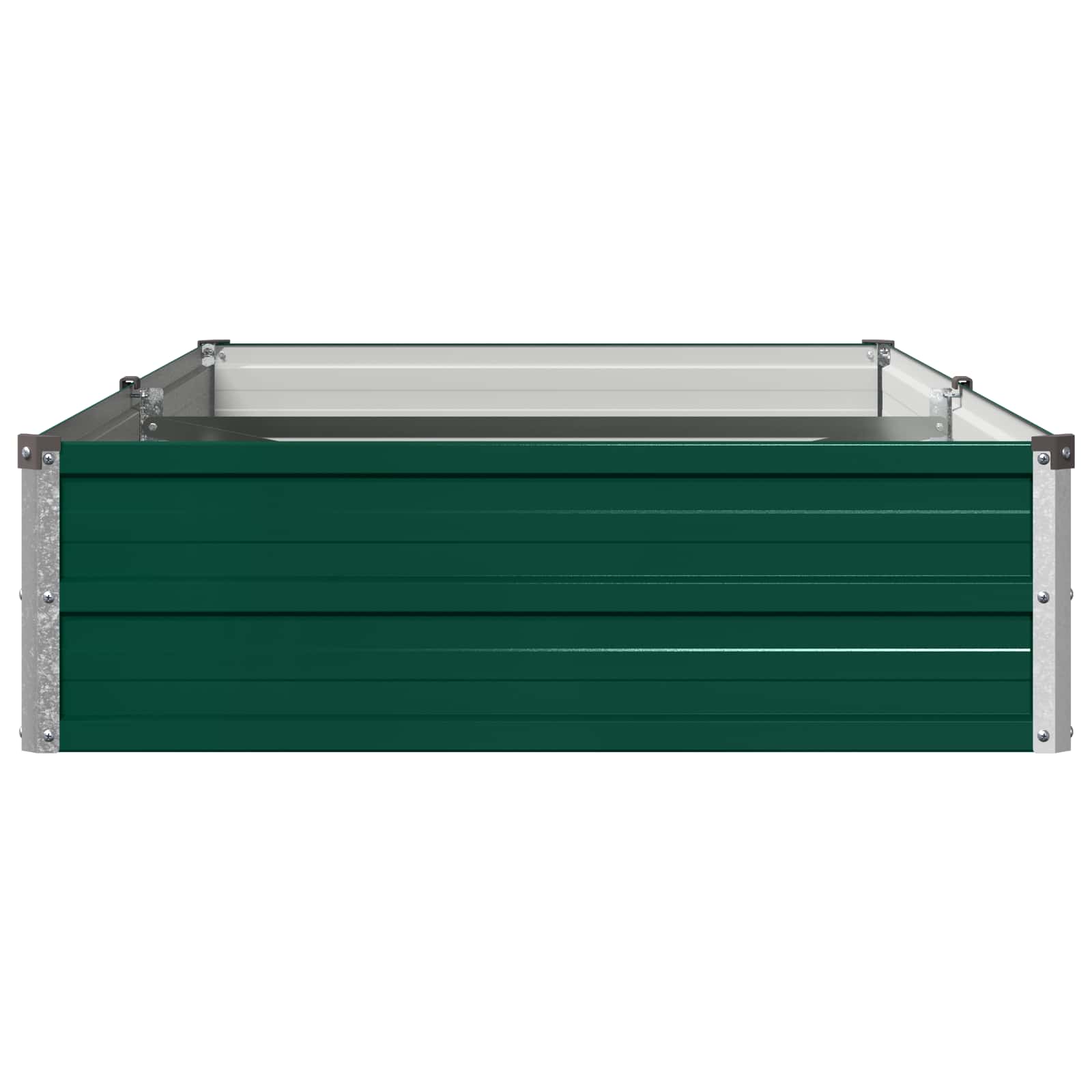Verhoogd Tuinbed Groen 160 x 80 x 24 cm koudgewalst stalen image 4