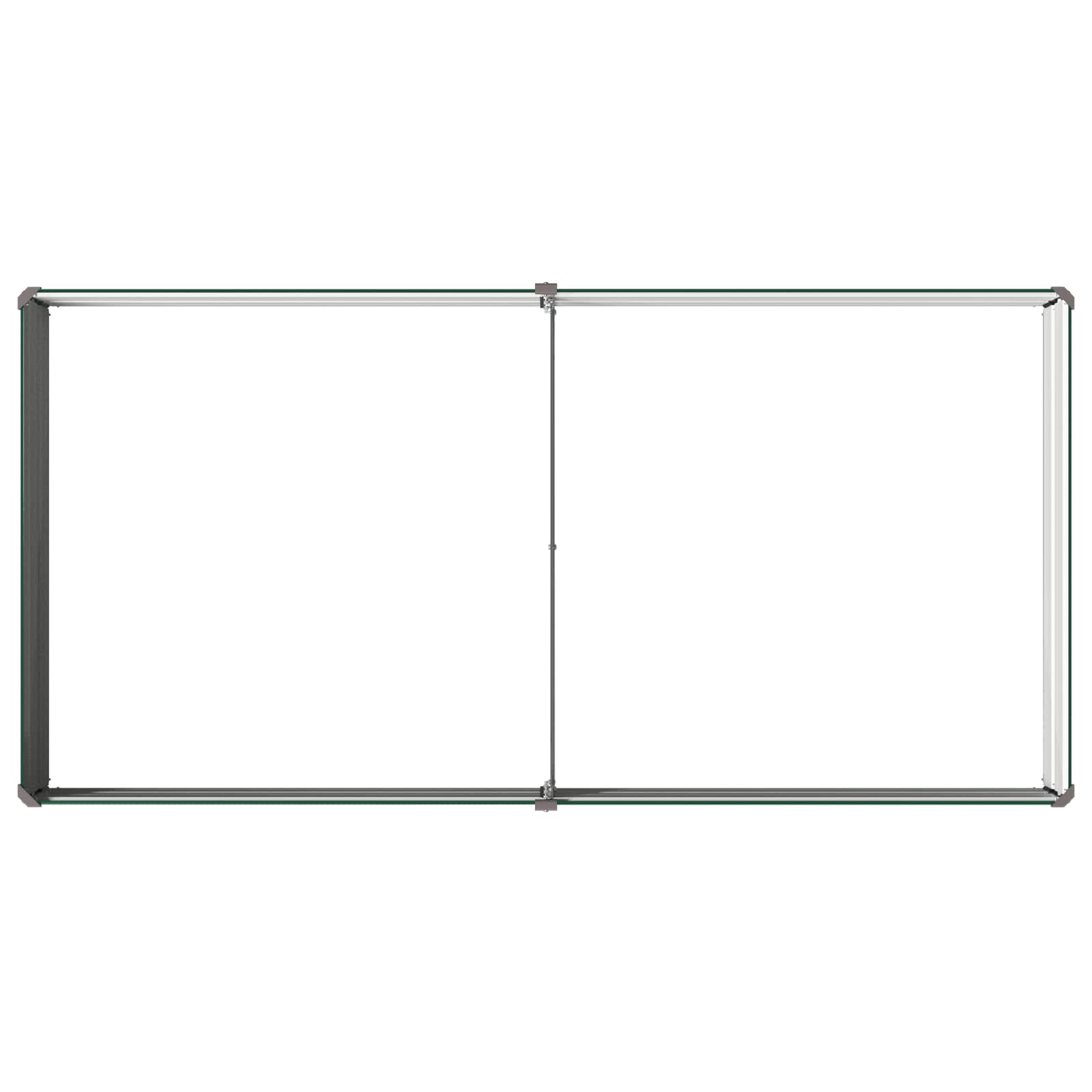 Verhoogd Tuinbed Groen 160 x 80 x 24 cm koudgewalst stalen image 5