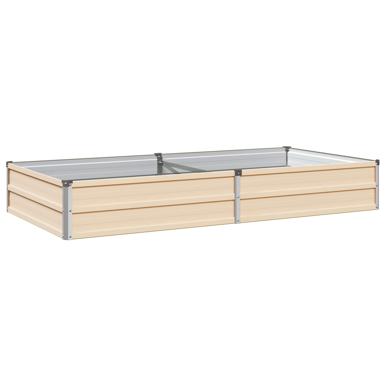 Verhoogd Tuinbed Ivoor 160 x 80 x 24 cm koudgewalst staal image 2