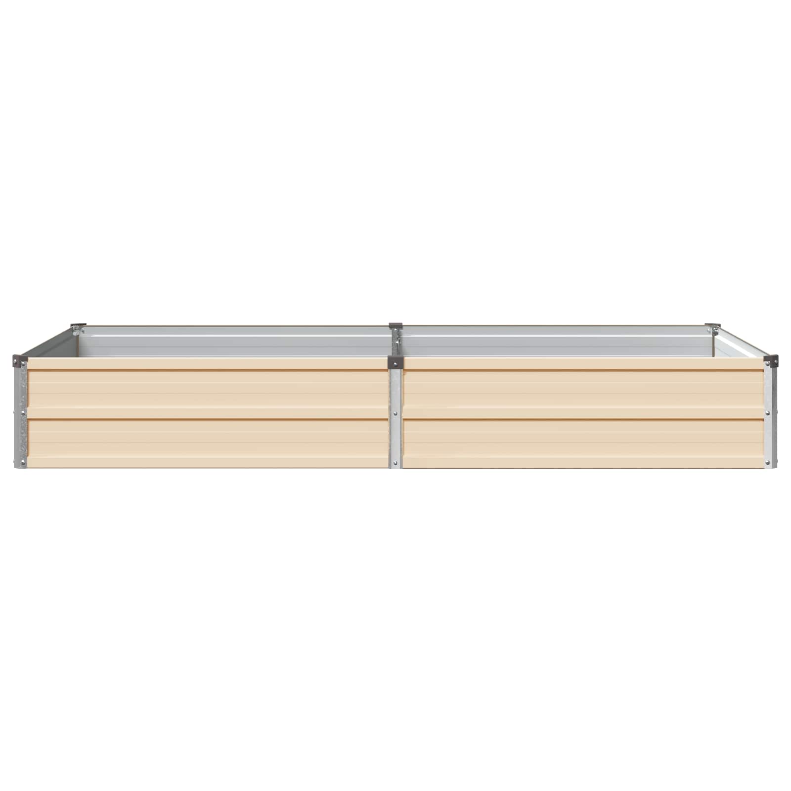Verhoogd Tuinbed Ivoor 160 x 80 x 24 cm koudgewalst staal image 3
