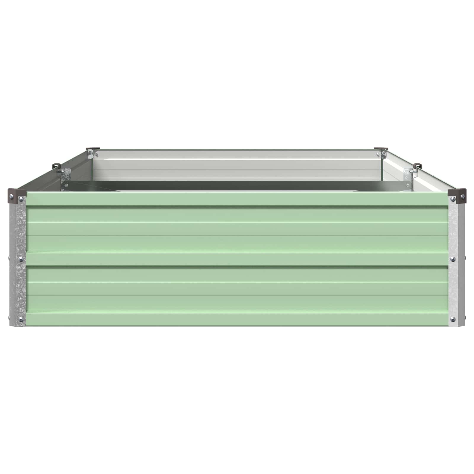 Verhoogd Tuinbed Pastelgroen 160 x 80 x 24 cm koudgewalst staal image 4