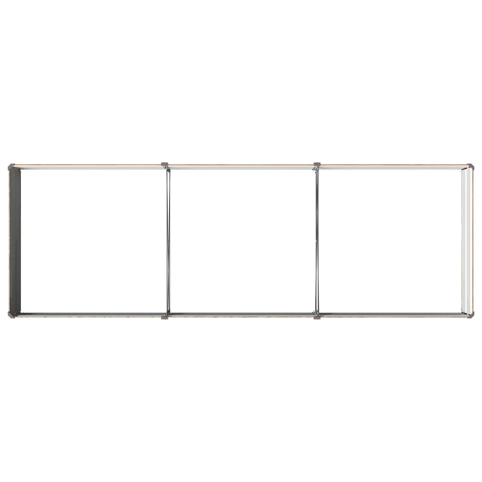 Verhoogd Tuinbed Houtbruin 240 x 80 x 24 cm koudgewalst staal image 5