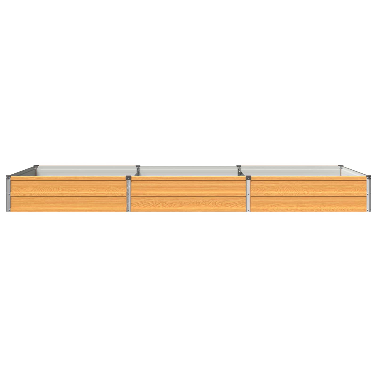 Verhoogd Tuinbed Naturel 240 x 80 x 24 cm koudgewalst staal image 3