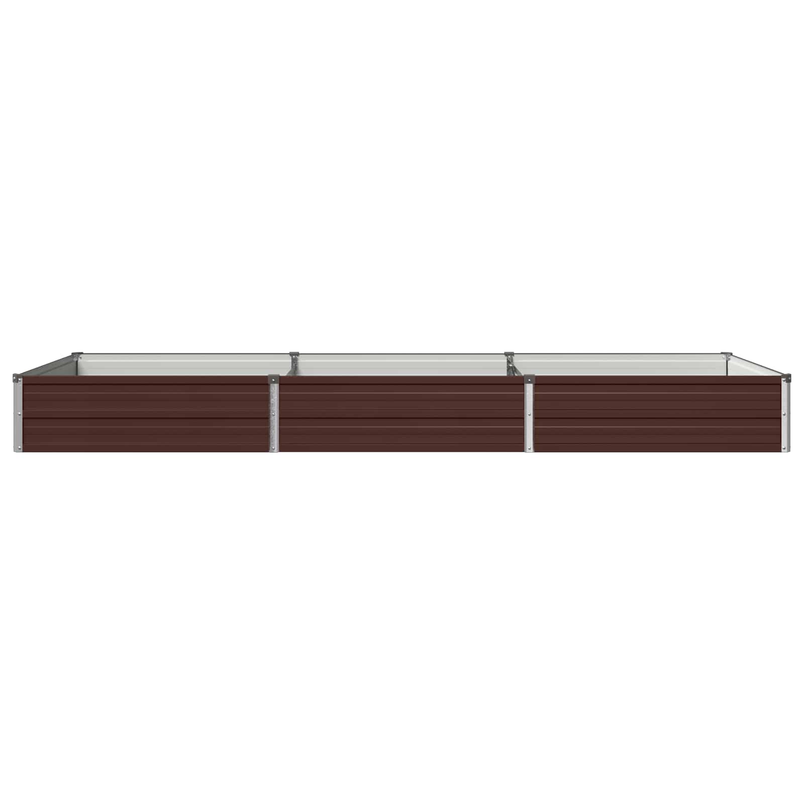 Verhoogd Tuinbed Bruin 240 x 80 x 24 cm koudgewalst staal image 3