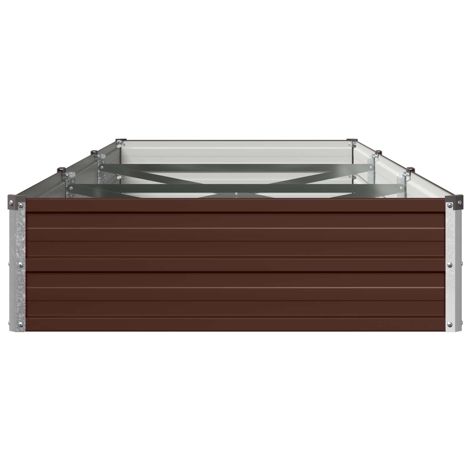 Verhoogd Tuinbed Bruin 240 x 80 x 24 cm koudgewalst staal image 4