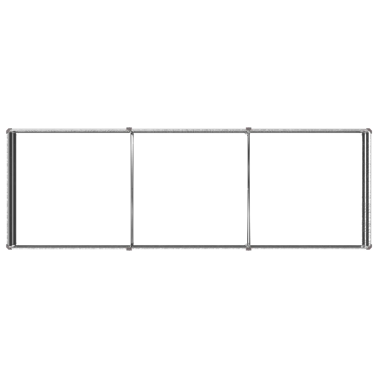 Verhoogd Tuinbed Zilverkleurig 240 x 80 x 24 cm gegalvaniseerd image 5