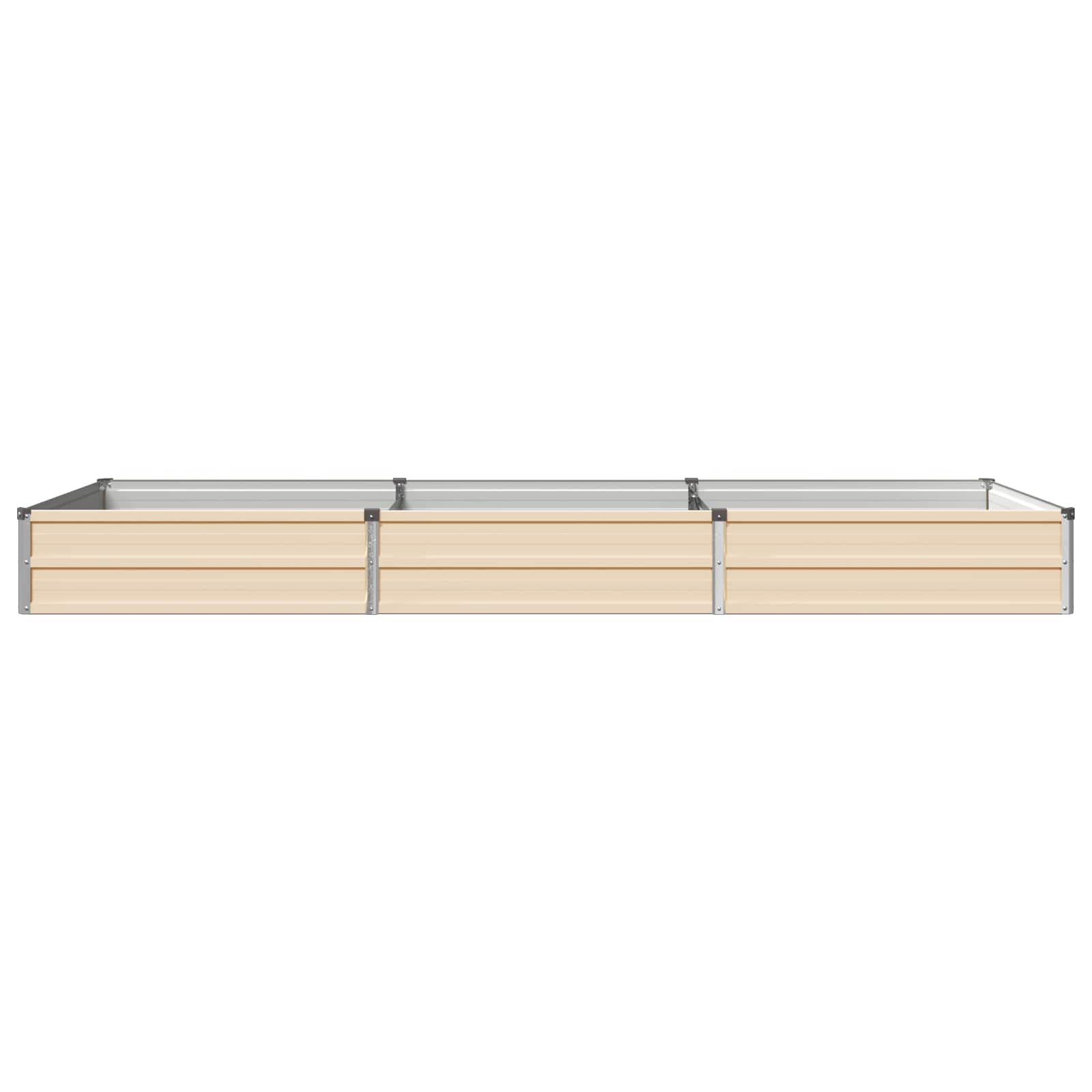 Verhoogd Tuinbed Ivoor 240 x 80 x 24 cm koudgewalst staal image 3