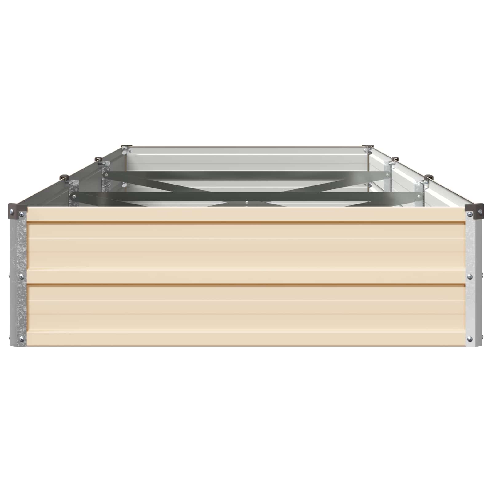 Verhoogd Tuinbed Ivoor 240 x 80 x 24 cm koudgewalst staal image 4