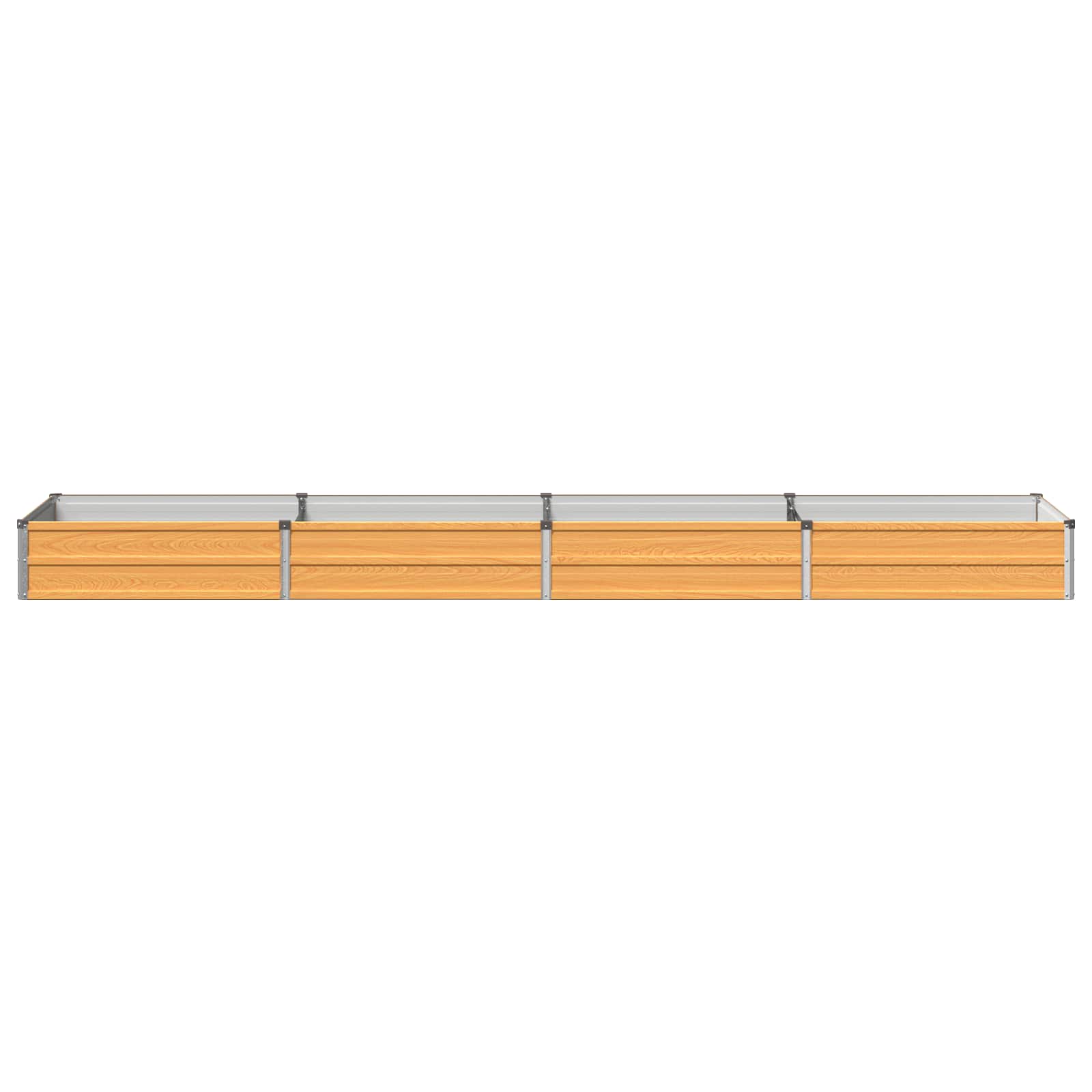 Verhoogd Tuinbed Naturel 320 x 80 x 24 cm koudgewalst staal image 2