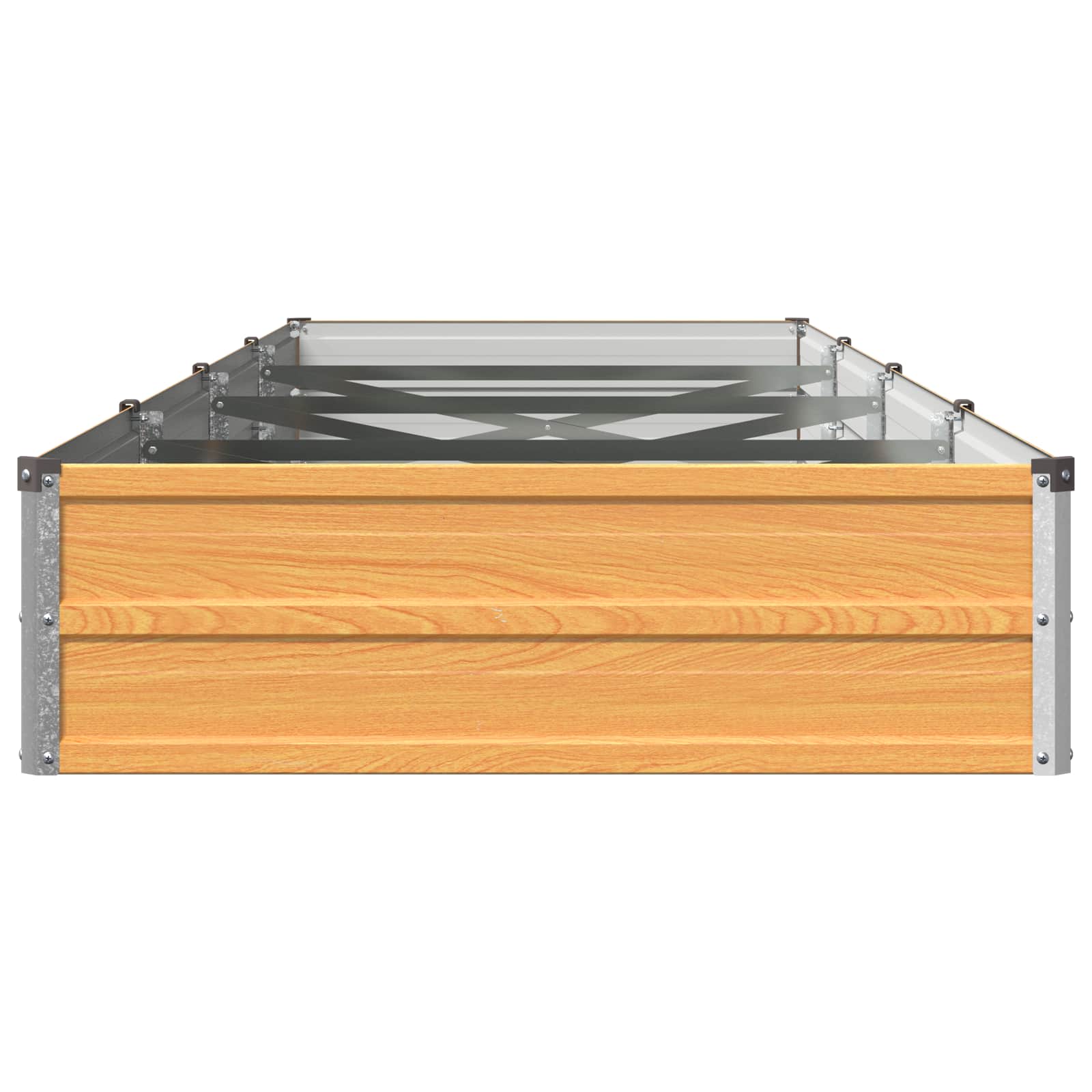 Verhoogd Tuinbed Naturel 320 x 80 x 24 cm koudgewalst staal image 3
