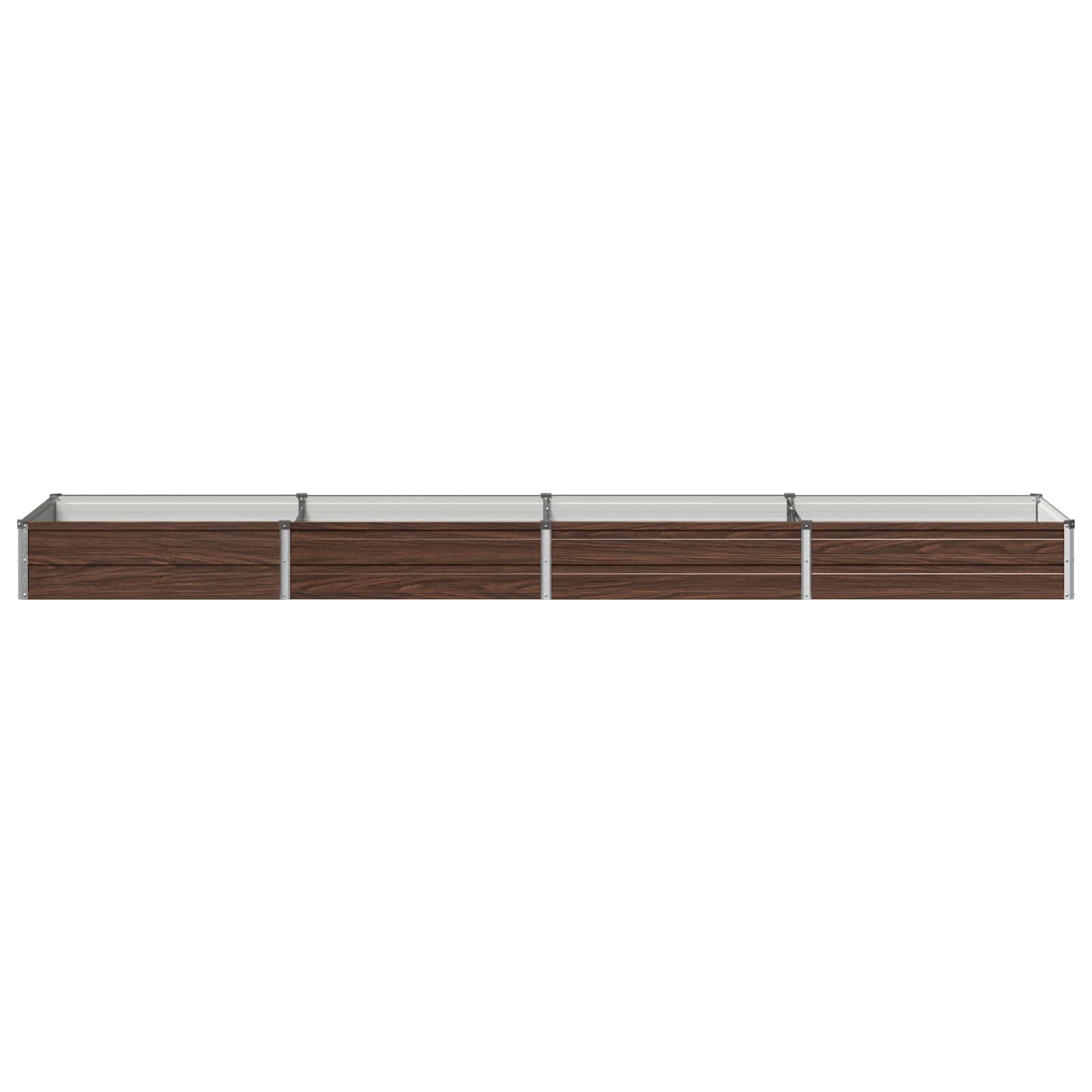 Verhoogd Tuinbed Zwart 320 x 80 x 24 cm koudgewalst staal image 2