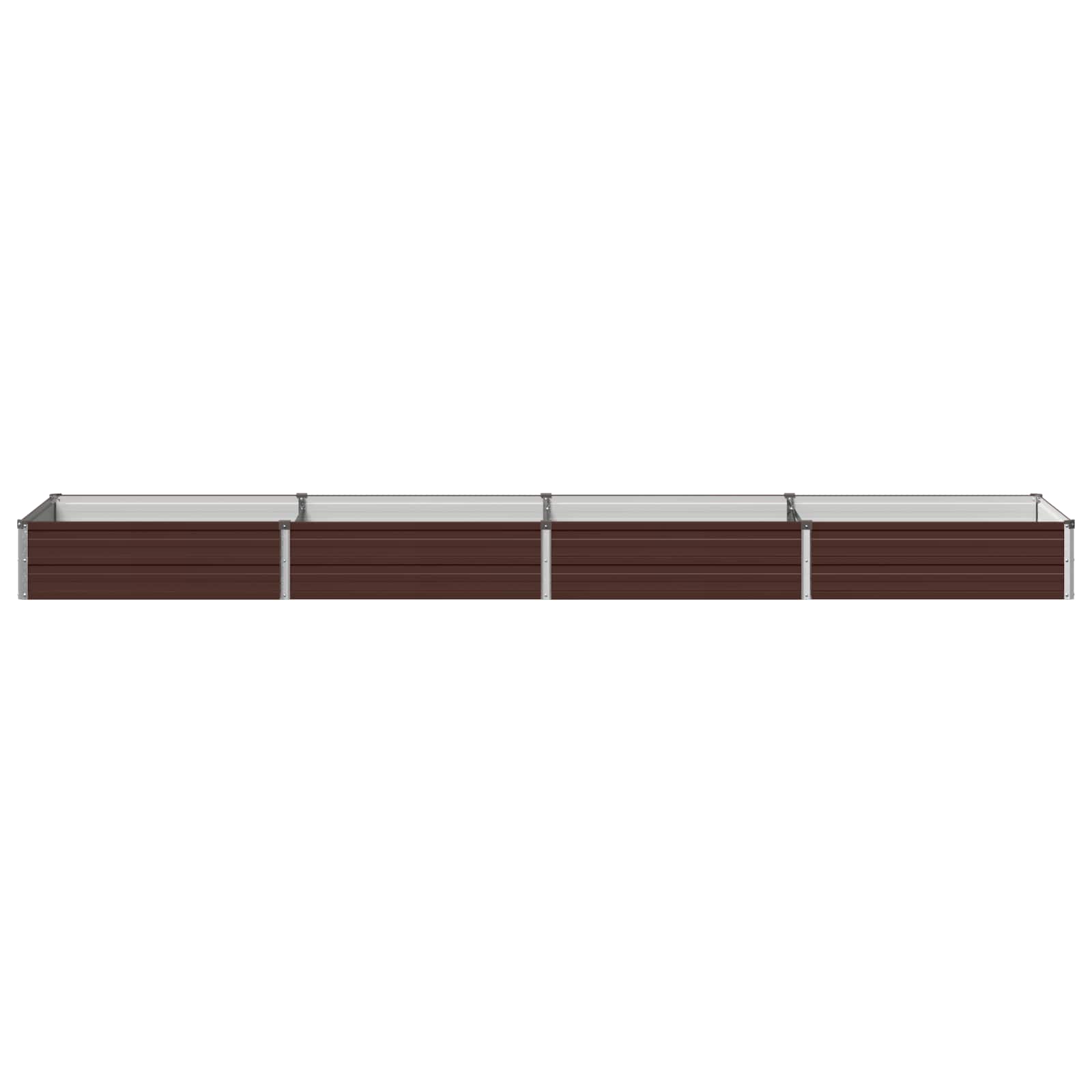 Verhoogd Tuinbed Bruin 320 x 80 x 24 cm koudgewalst staal image 2