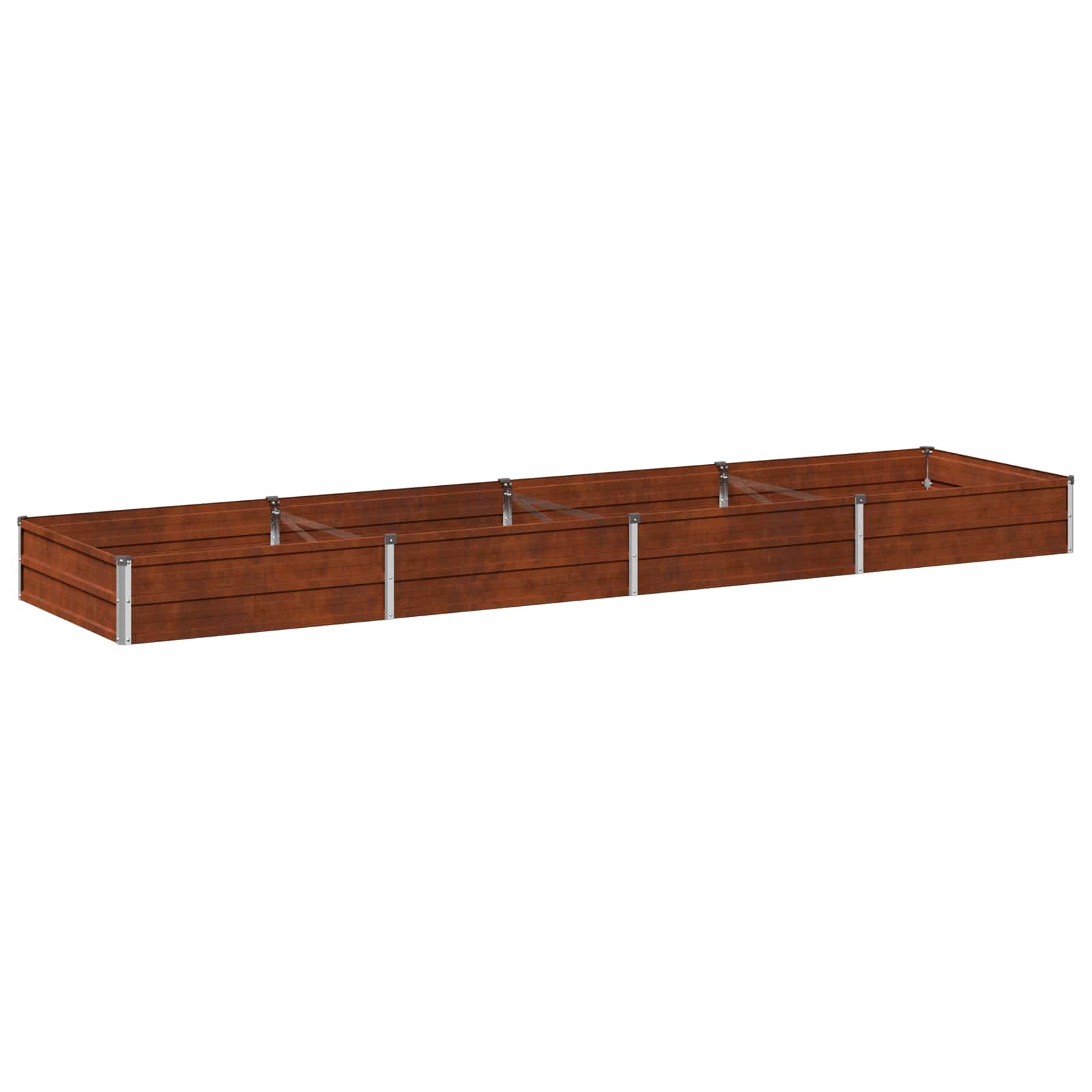 Verhoogd Tuinbed Roestig 320 x 80 x 24 cm corton image 1