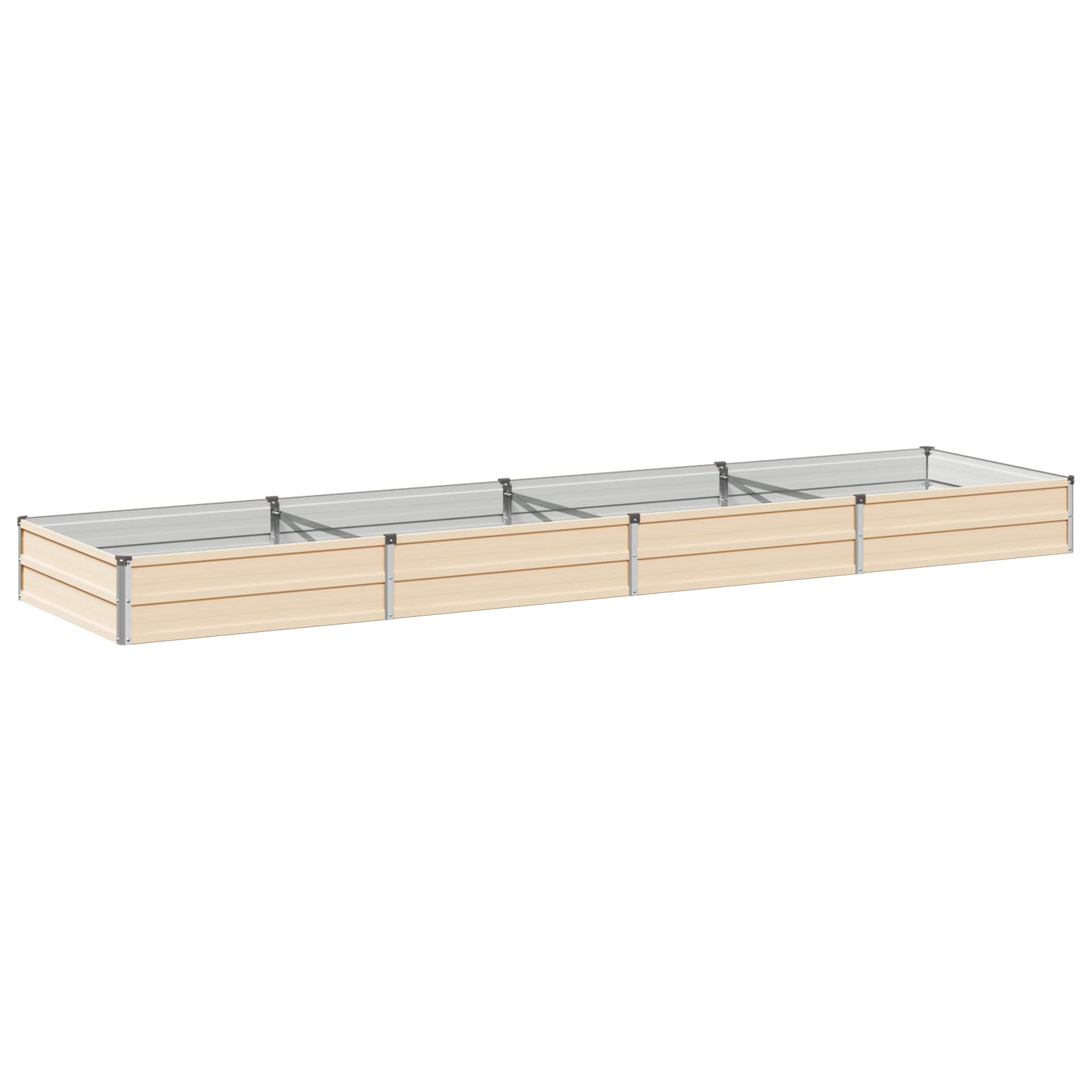 Verhoogd Tuinbed Ivoor 320 x 80 x 24 cm koudgewalst staal image 1