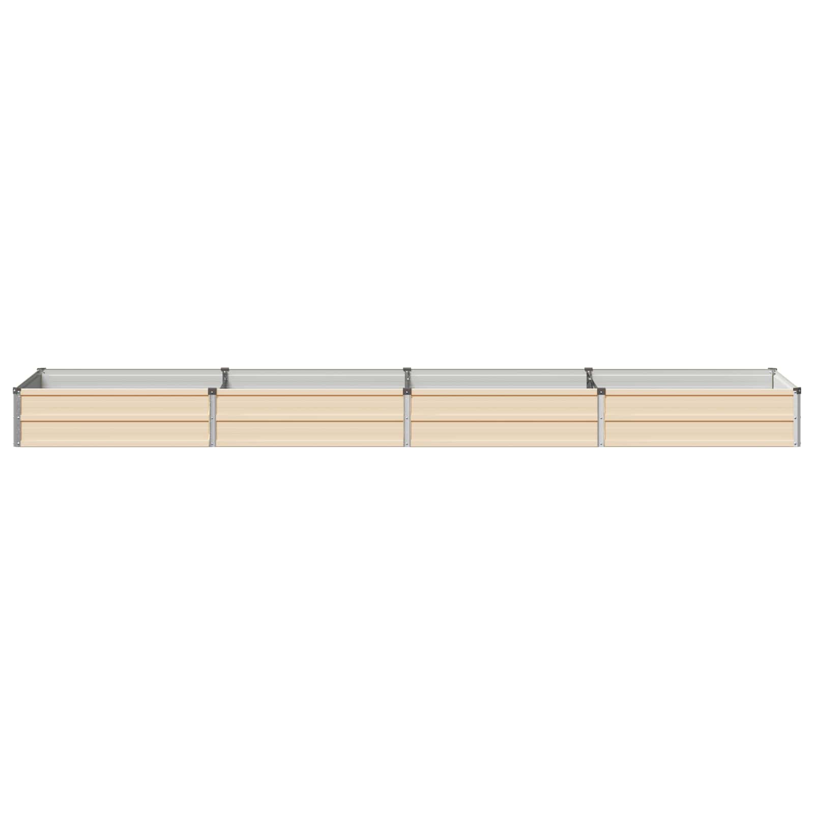 Verhoogd Tuinbed Ivoor 320 x 80 x 24 cm koudgewalst staal image 2