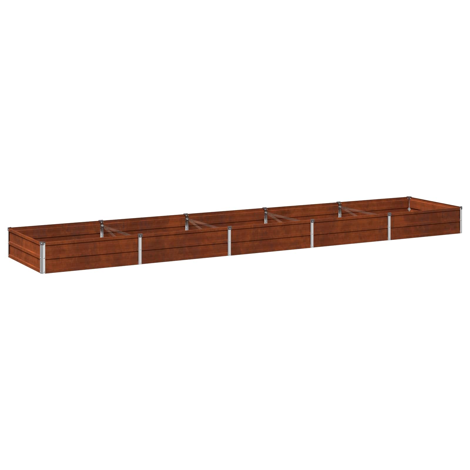 Verhoogd Tuinbed Roestig 400 x 80 x 24 cm corton image 1