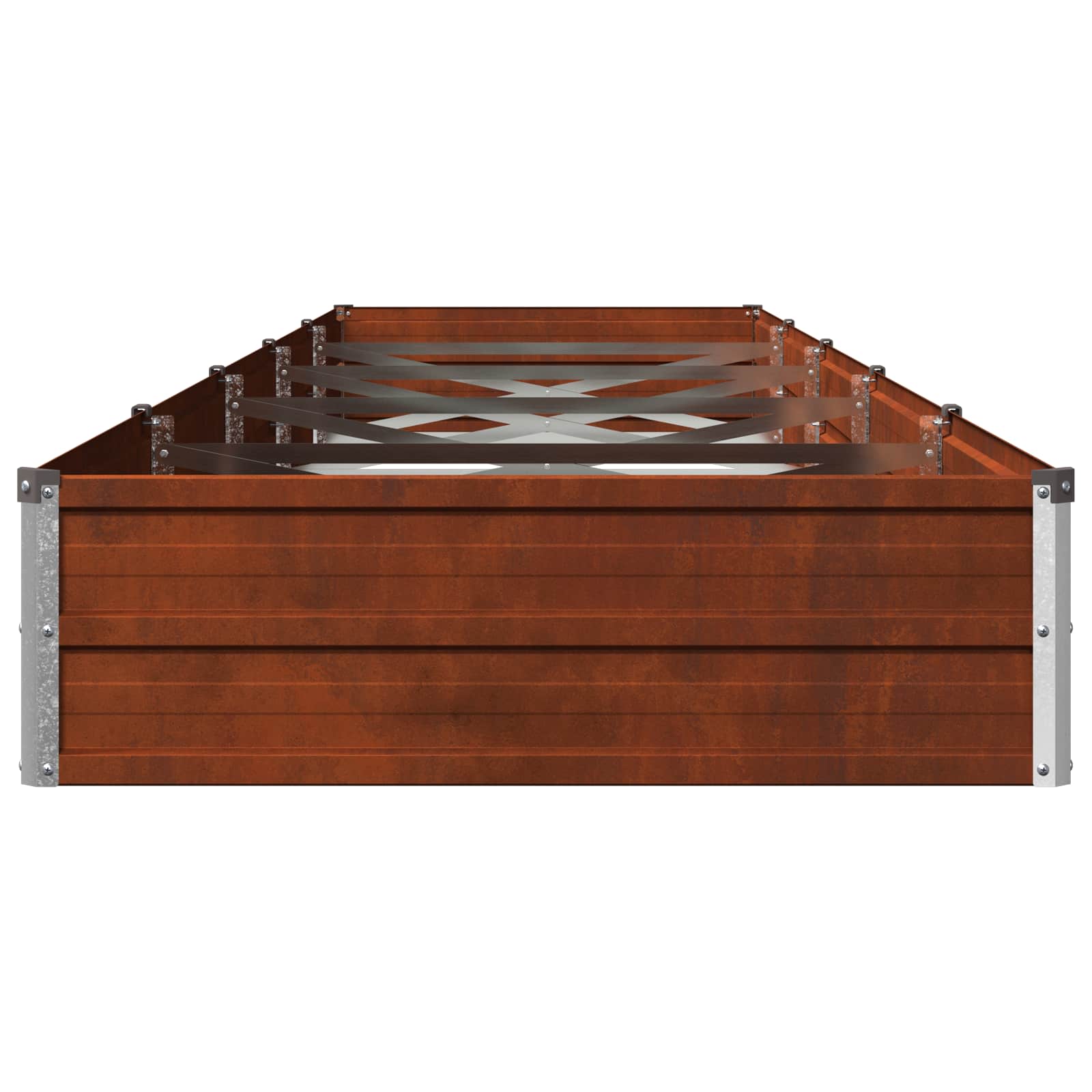 Verhoogd Tuinbed Roestig 400 x 80 x 24 cm corton image 4