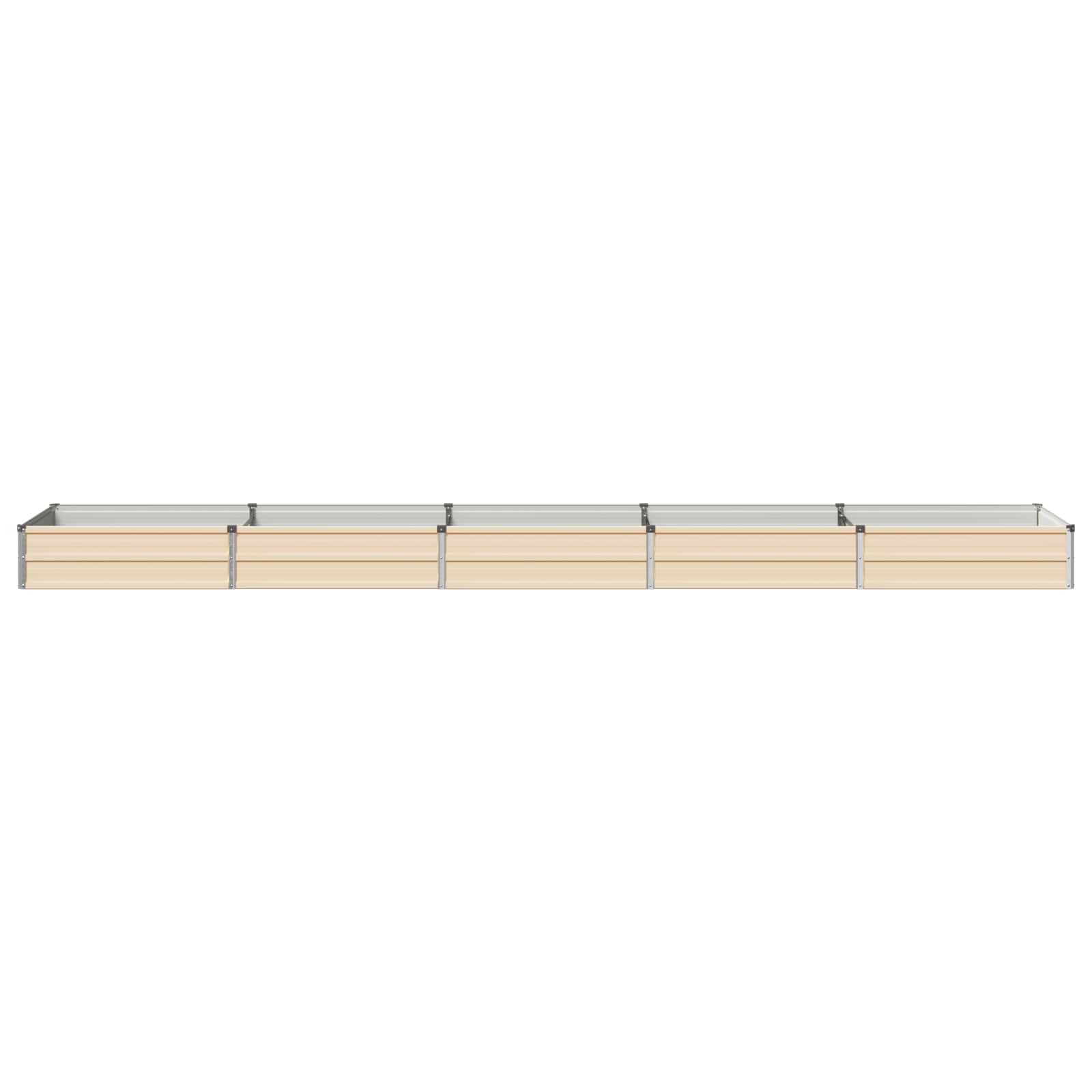 Verhoogd Tuinbed Ivoor 400 x 80 x 24 cm koudgewalst staal image 3