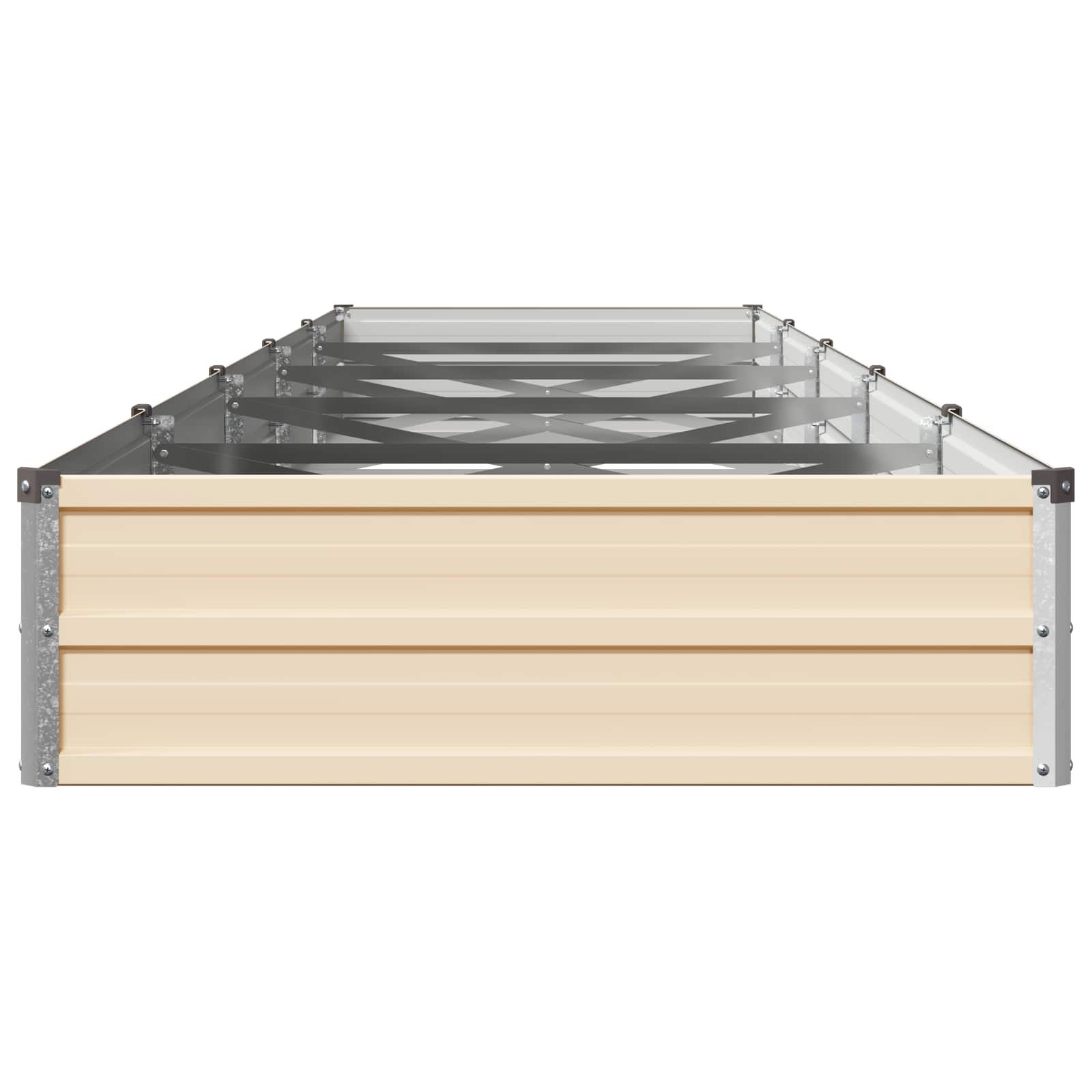 Verhoogd Tuinbed Ivoor 400 x 80 x 24 cm koudgewalst staal image 4