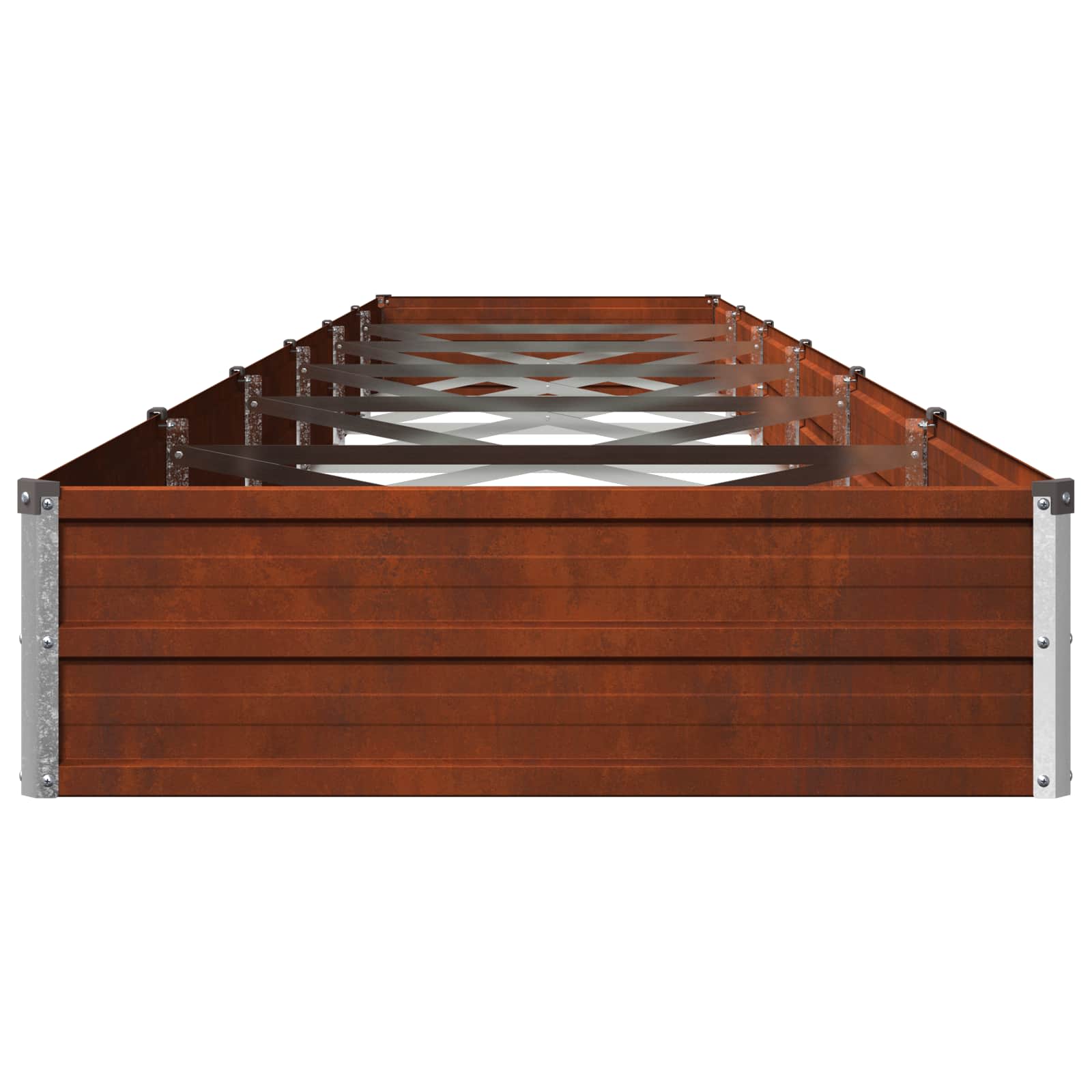 Verhoogd Tuinbed Roestig 480 x 80 x 24 cm corton image 4