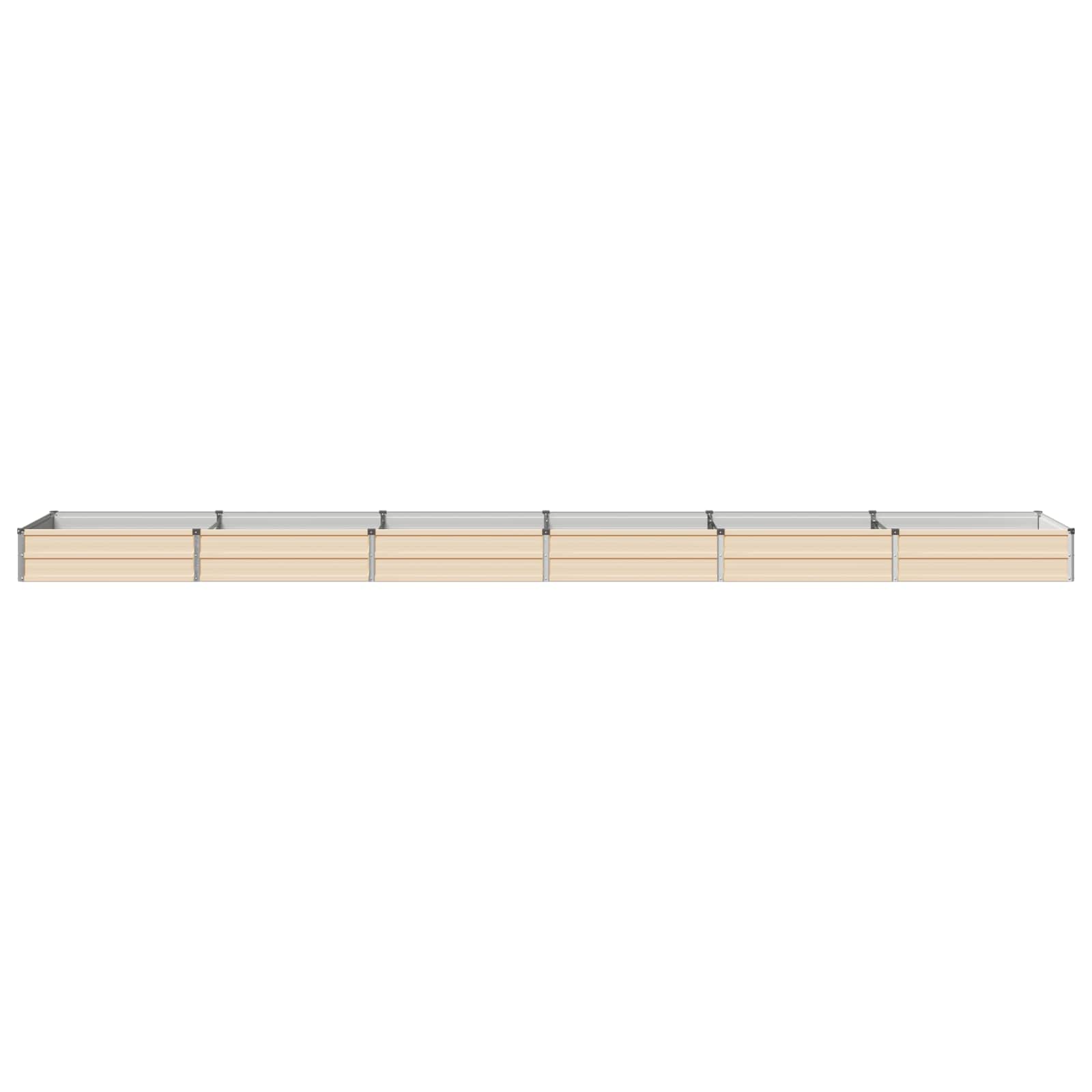 Verhoogd Tuinbed Ivoor 480 x 80 x 24 cm koudgewalst staal image 2