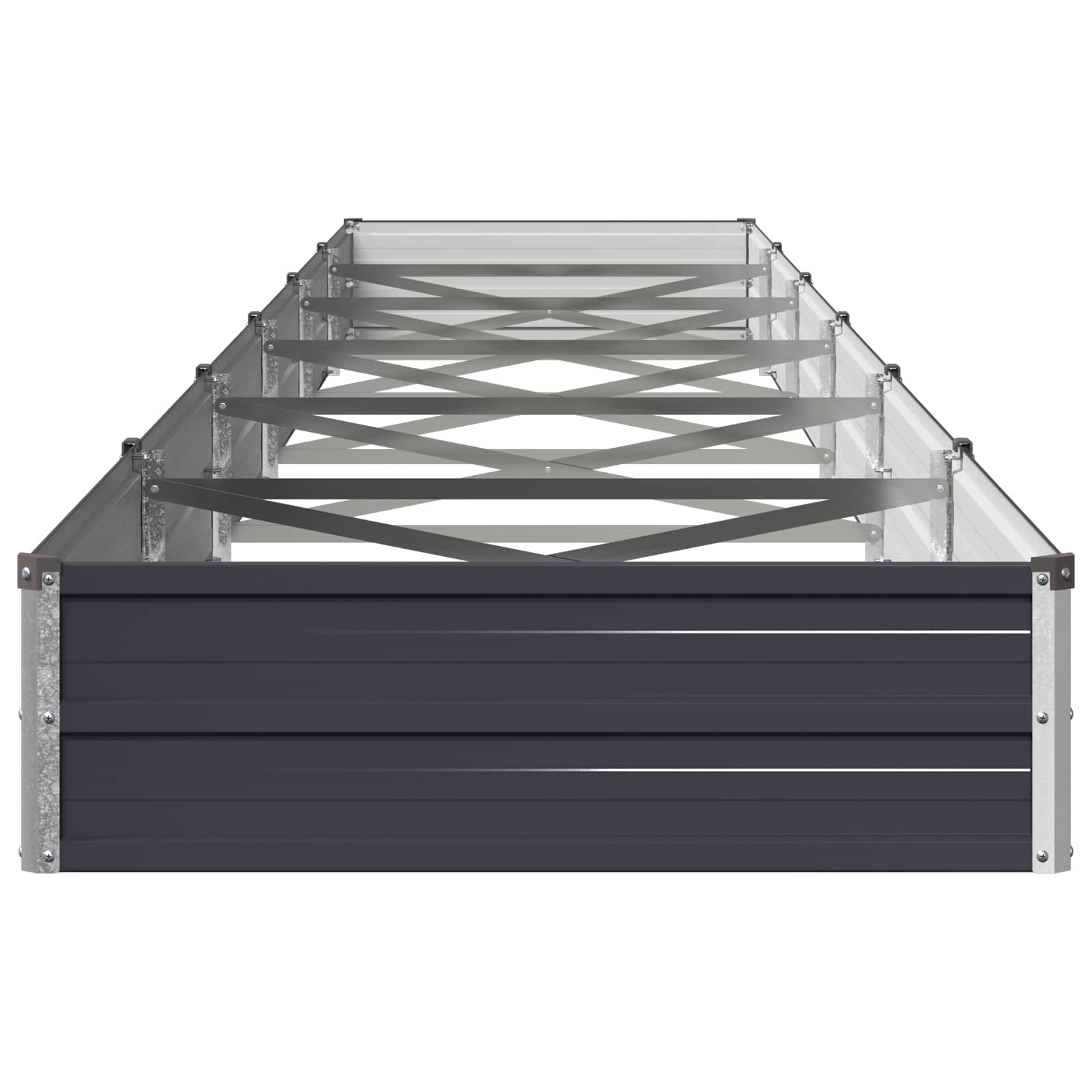 Verhoogd Tuinbed Antracietkleurig 600 x 80 x 24 cm image 3
