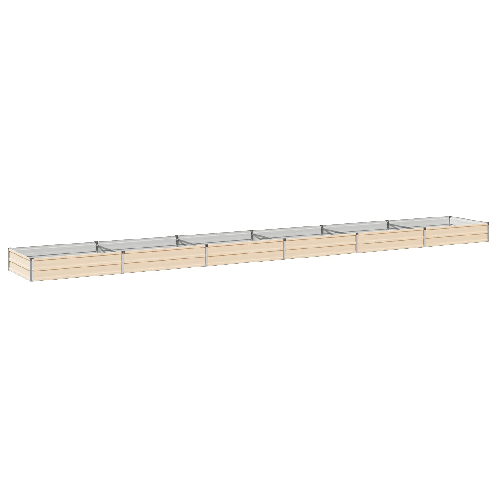 Verhoogd Tuinbed Ivoor 600 x 80 x 24 cm koudgewalst staal image 1
