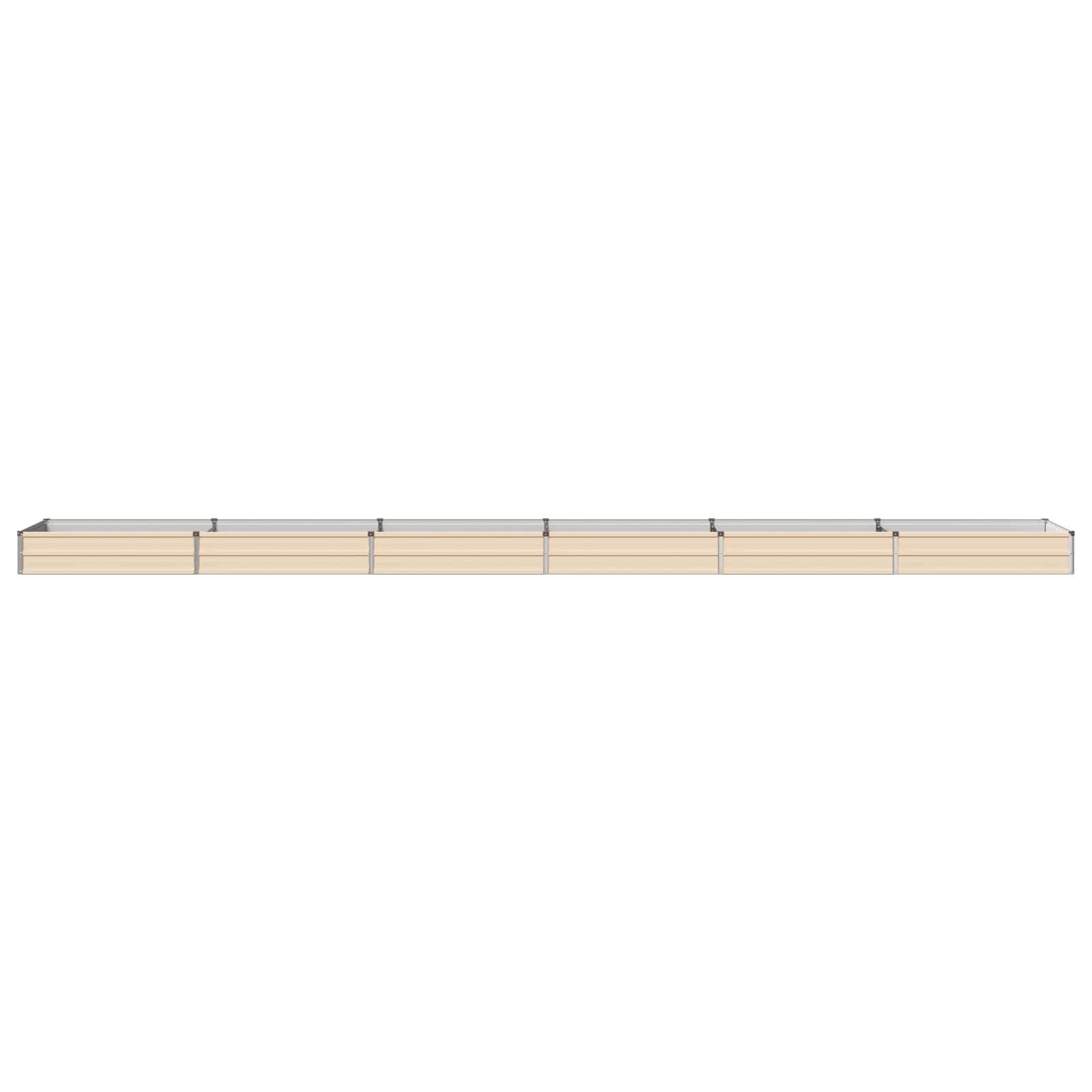 Verhoogd Tuinbed Ivoor 600 x 80 x 24 cm koudgewalst staal image 2