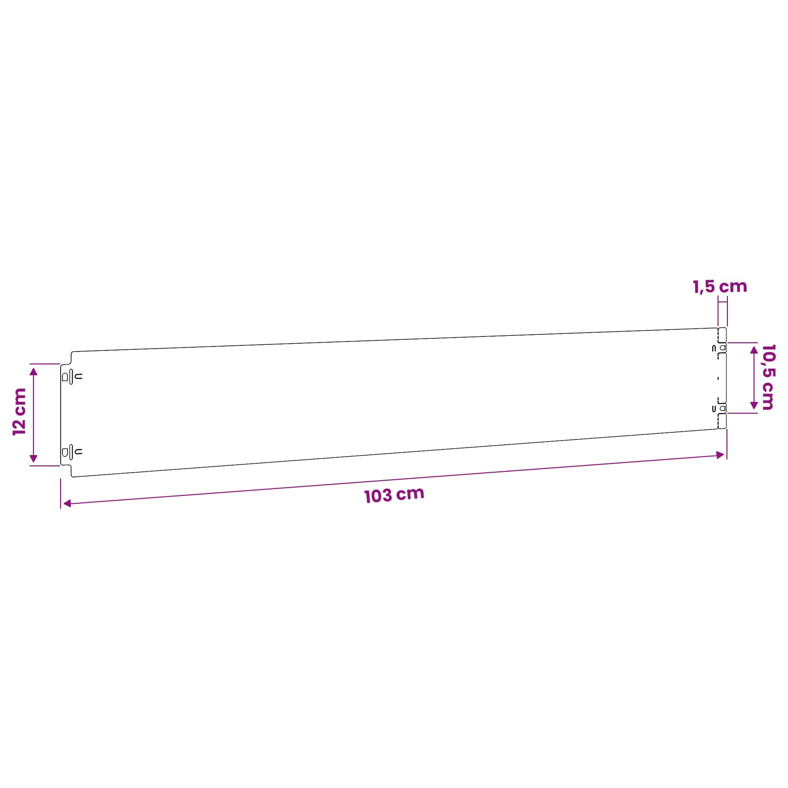 Lawn Edging size guide