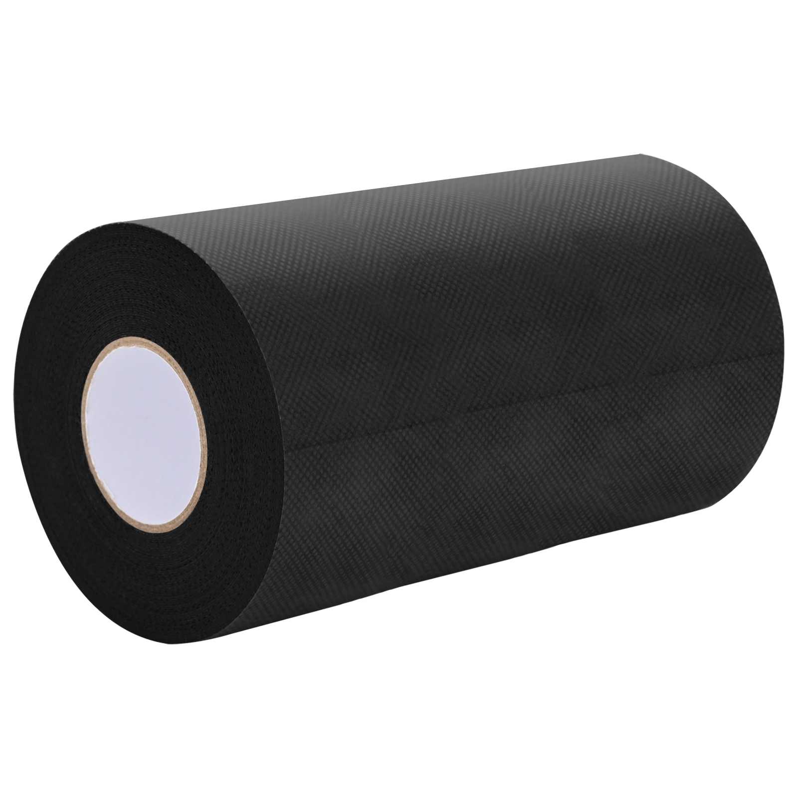 vidaXL Bandă de iarbă artificială autoadezivă Negru 20 x 0,15 cm