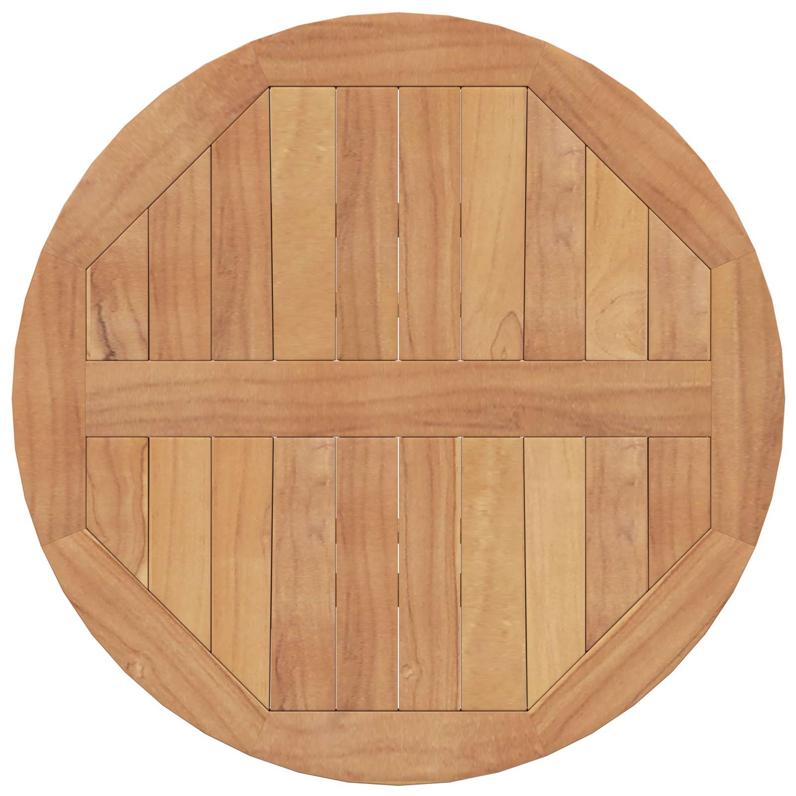 Tuinset 3 st Bruin Massief Teak Hout image 6