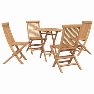 vidaXL Klapitav aiataguse s&ouml;&ouml;gilaudade komplekt 5 pcs Neutraalne