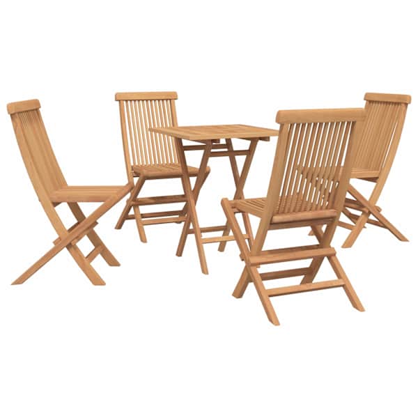 vidaXL Klapitav aiataguse s&ouml;&ouml;gilaudade komplekt 5 pcs Neutraalne