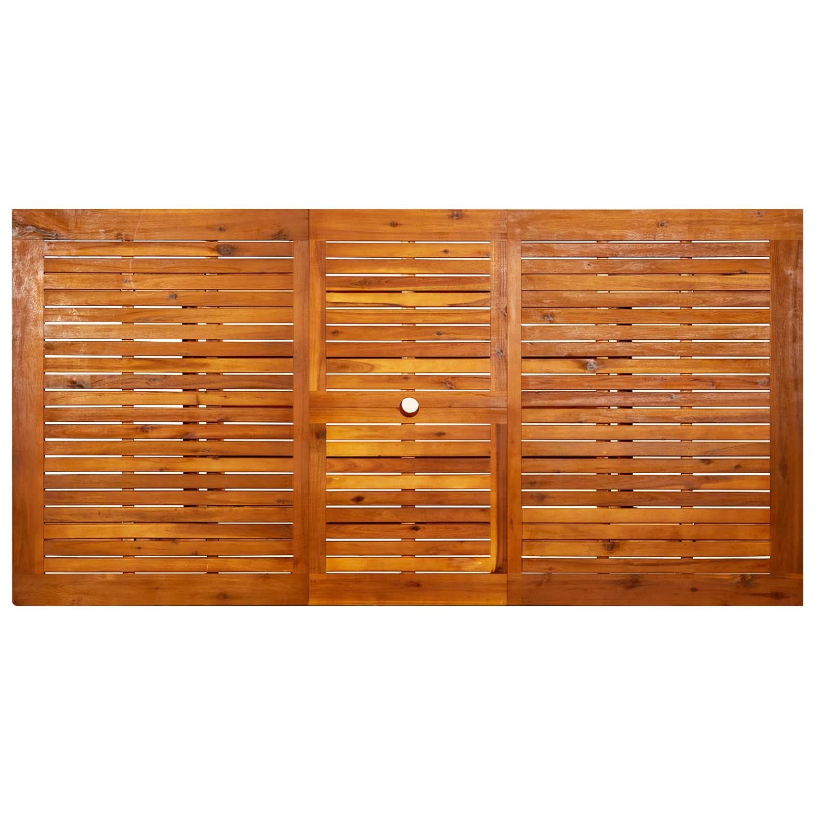 5-delige tuin eetset Naturel Massief Acaciahout image 6