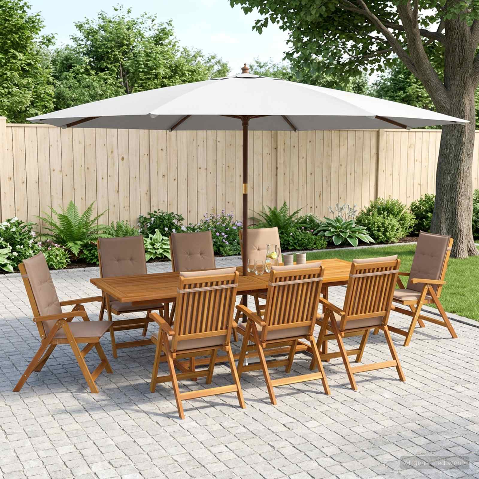 9 Piece Garden Dining Set — photo 1 of 10