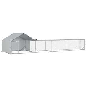 vidaXL Kana Coop koos Katuse ja Aed 2 tk H&otilde;bedane 7 x 2 x 1,5 m