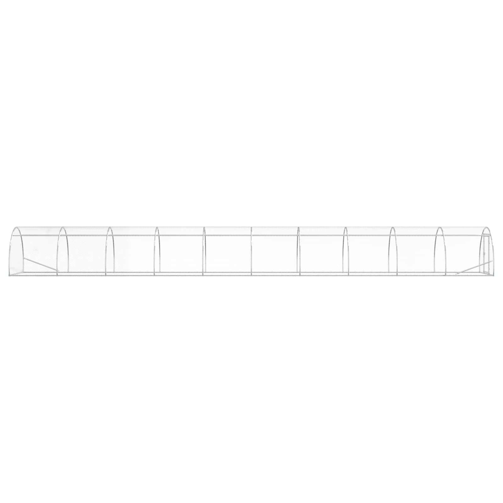 Kippenhok zilver 1000 x 150 x 100 cm Gegalvaniseerd staal image 4