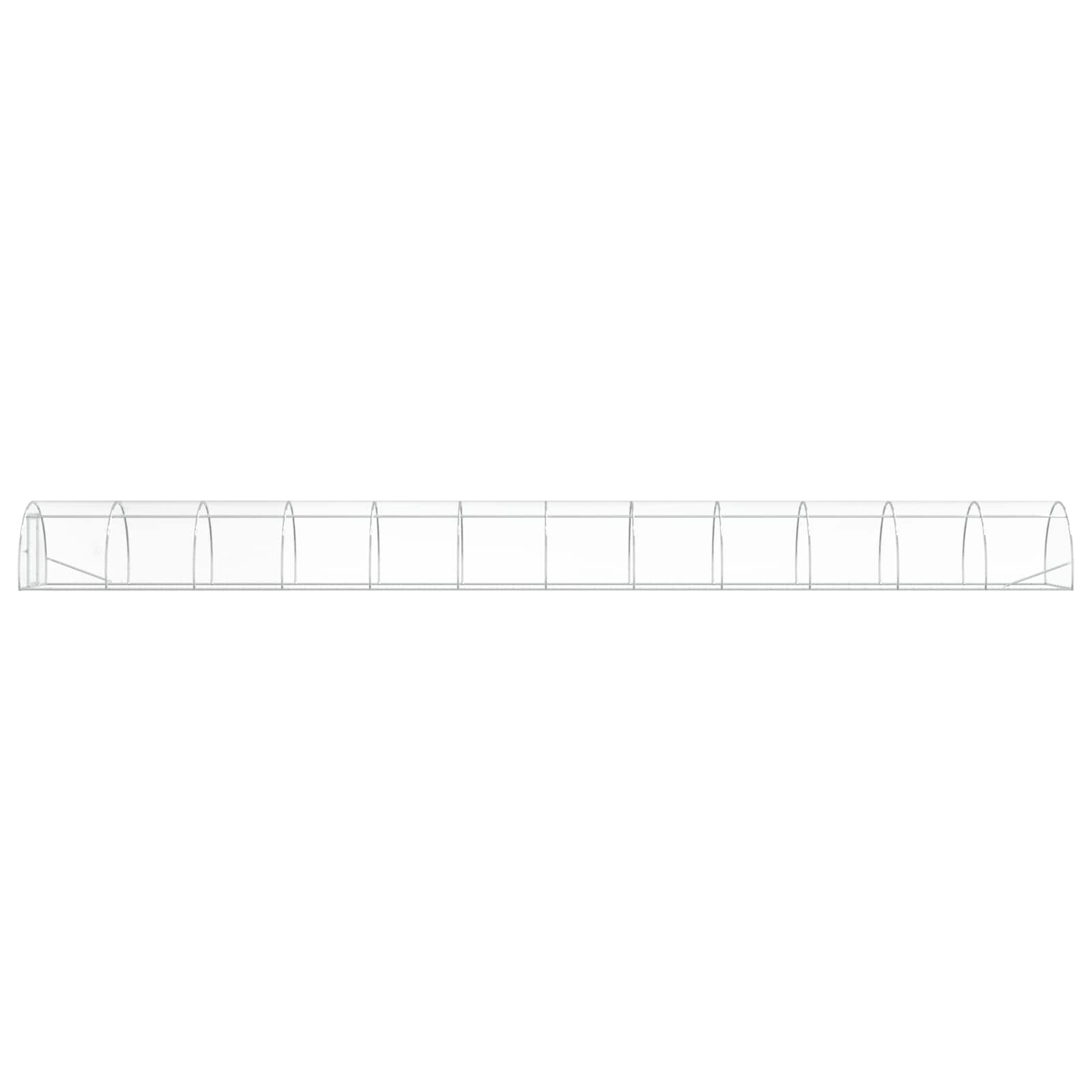 Kippenhok zilver 1200 x 150 x 100 cm Gegalvaniseerd staal image 5