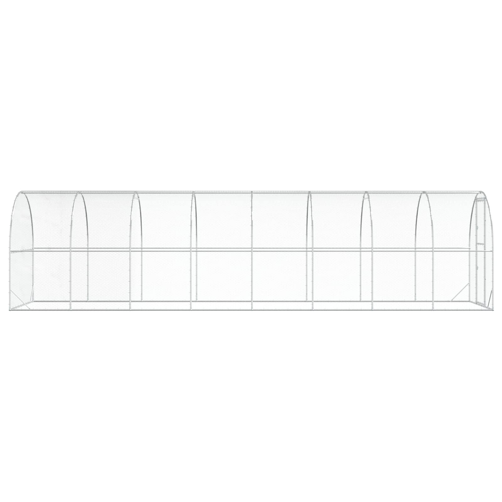 Kippenhok zilver 800 x 200 x 200 cm Gegalvaniseerd staal image 4