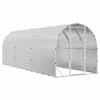 vidaXL Kanakoobas H&otilde;bedane 600 x 200 x 200 cm Tsingitud teras