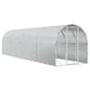 vidaXL Kanakoobas H&otilde;bedane 800 x 200 x 200 cm Tsingitud teras