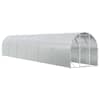 vidaXL Kanakoobas H&otilde;bedane 1200 x 200 x 200 cm Tsingitud teras