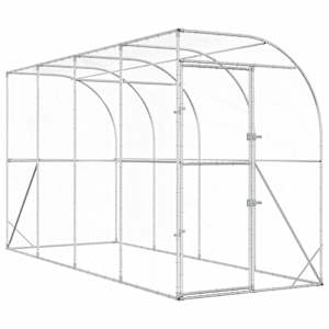 vidaXL Seina &auml;&auml;rne kana aed H&otilde;bedane 600 x 150 x 215 cm