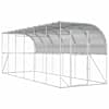 vidaXL Seina &auml;&auml;rne kana aed H&otilde;bedane 600 x 150 x 215 cm
