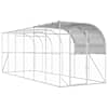 vidaXL Seina &auml;&auml;rne kana aed H&otilde;bedane 600 x 200 x 215 cm