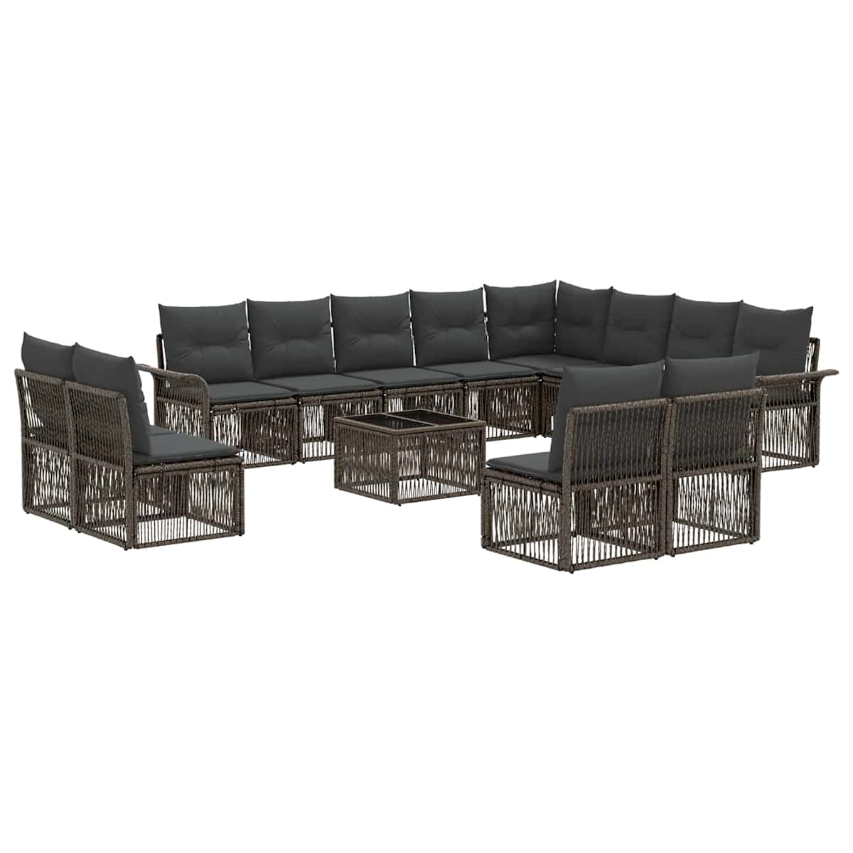 Havesofa Sæt 13 stk. polyrattan - Billede 2