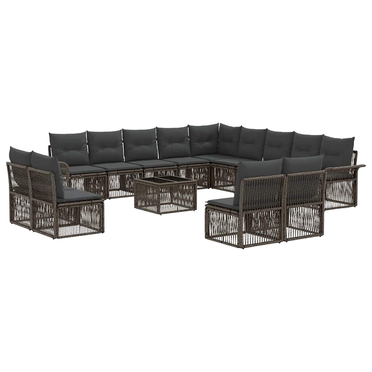 Havesofa Sæt 14 stk. polyrattan - Billede 2